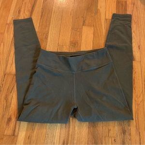 Pact Army Green Full Length Leggings